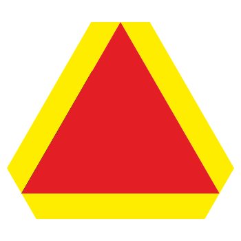Знак «Тихоходное транспортное средство», ОЗ-1